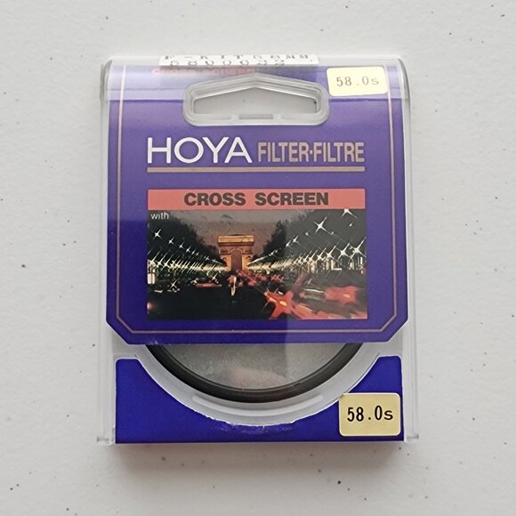 HOYA Glass Lens Filter Cross Screen 58.0mm Japan Star Effect F-KIT58MM 5800632 - Picture 5 of 8